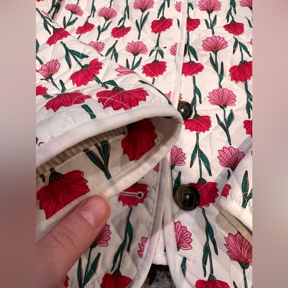Jcrew floral quilted lightweight jacket. A6 - Picture 6 of 6